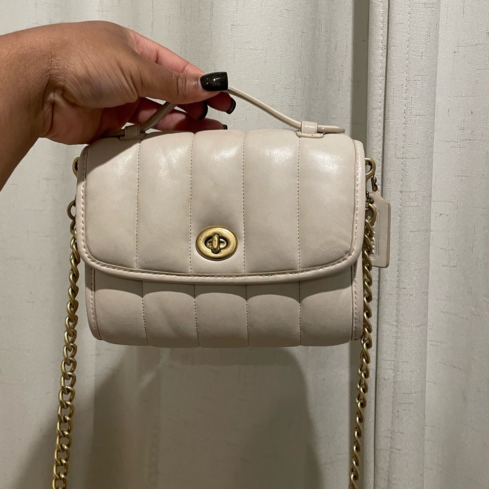 Women’s Coach Kip Turnlock Crossbody With Quilting